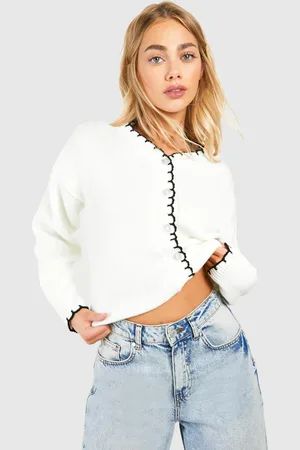 Boohoo Cardigan Court En Maille
