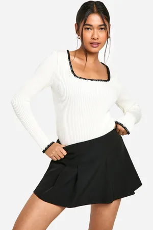 Boohoo Pull Côtelé À Coutures Contrastantes