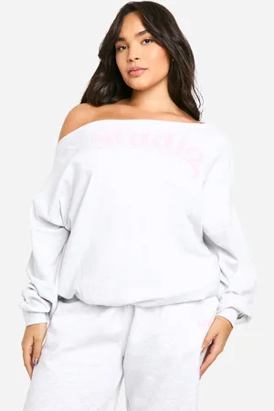 Boohoo Grande Taille,Sweat À Slogan Studio