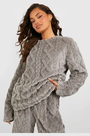Boohoo Sweat Confort En Maille Torsadée