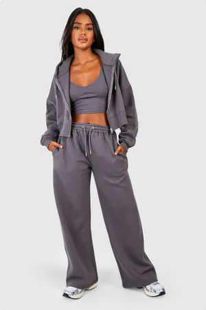 Boohoo Survêtement 3 Pièces Avec Crop Top Et Sweat À Capuche