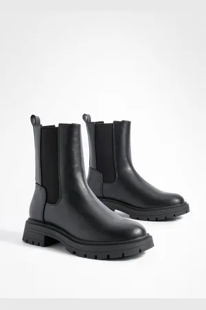 Boohoo Bottines Chelsea À Empiècement Contrastant,Pointure Large