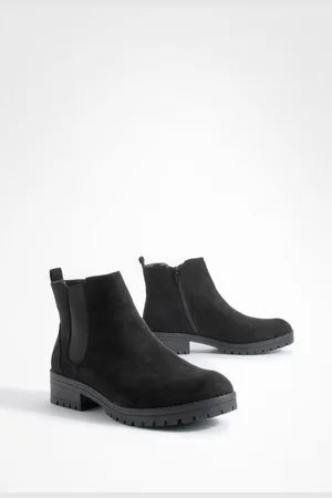 Boohoo Bottines Chelsea Classiques,Pointure Large