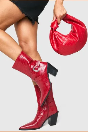 Boohoo Santiags Pointues À Boucles