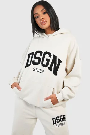 Boohoo Sweat À Capuche Oversize À Slogan Dsgn Studio