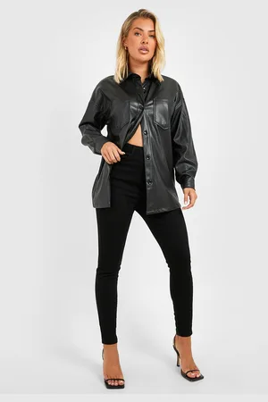 Boohoo Jean Skinny Taille Haute