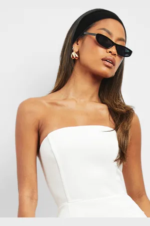 Boohoo Créoles Doubles En Métal