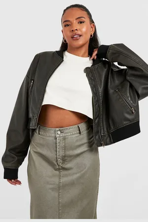 Vestes et Blousons en Cuir en taille 5XL pour Femme FASHIOLA