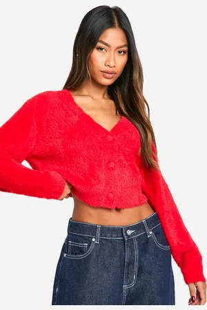 Boohoo Cardigan Court En Maille Soyeuse
