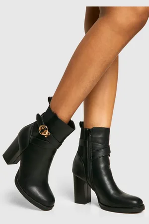 Boohoo Bottines Chelsea À Boucles Et Talon