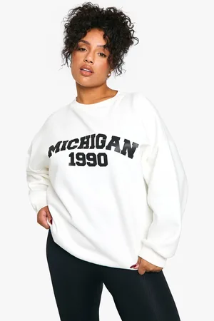 Boohoo Grande Taille,Sweat À Col Ras