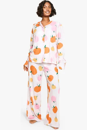 Boohoo "Tall",Ensemble De Pyjama À Imprimé Citrouille