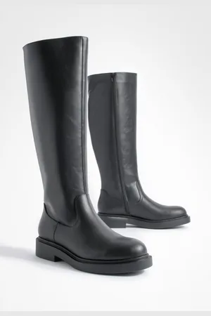 Boohoo Bottes Hautes Minimalistes À Plateforme