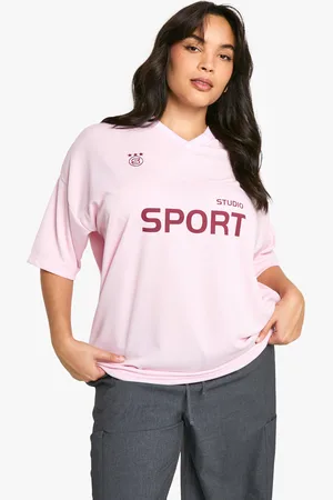 Boohoo Grande Taille,Maillot De Football Oversize À Col V