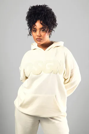 Boohoo Grande Taille,Sweat À Capuche Oversize À Slogan Dsgn