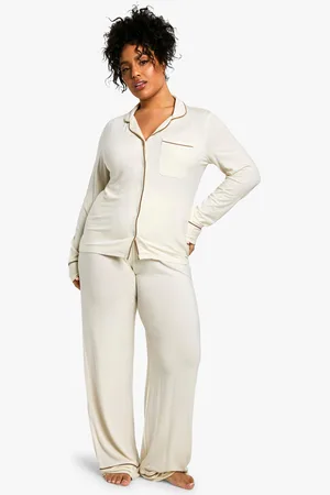 Boohoo Grande Taille,Ensemble De Pyjama Premium Super Doux