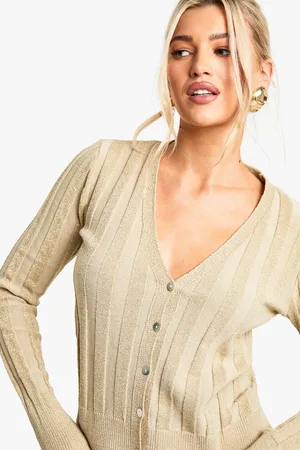 Boohoo Cardigan Côtelé Épais