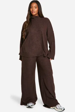 Boohoo Grande Taille,Ensemble Avec Pull Large Et Pantalon Large