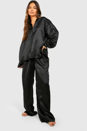 Boohoo Ensemble De Pyjama Oversize Satiné