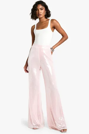 Boohoo "Tall",Pantalon Large Pailleté