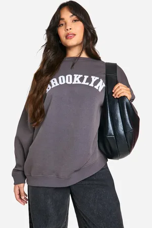 Boohoo Grande Taille,Sweat À Écusson Brooklyn