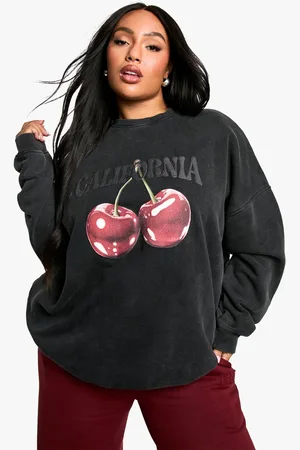 Boohoo Grande Taille,Sweat Oversize À Imprimé Dsgn Studio