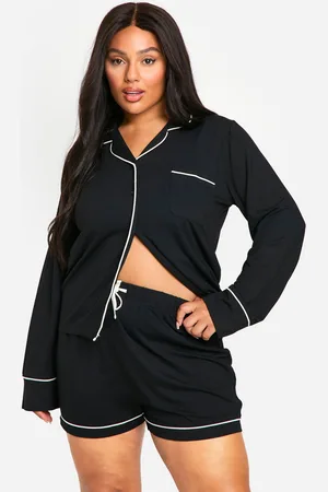 Boohoo Grande Taille,Ensemble De Pyjama Premium Avec Short