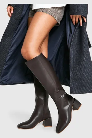 Boohoo Bottes Hautes Carrées