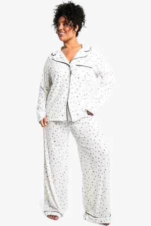 Boohoo Grande Taille,Ensemble De Pyjama À Imprimé Étoiles