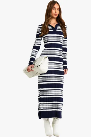 Boohoo Robe Pull Rayée