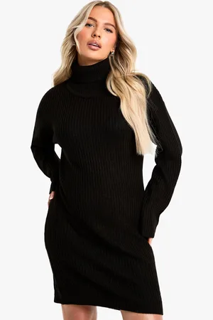 Boohoo Maternité,Robe Pull De Grossesse À Col Roulé