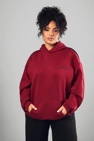 Boohoo Grande Taille,Sweat À Capuche À Rayures