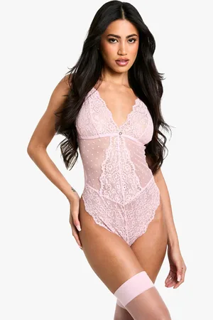 Boohoo Body En Dentelle À Motif Cœur