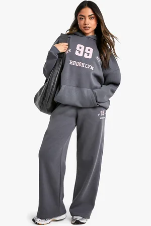 Boohoo Jogging Droit À Slogan Brooklyn 99