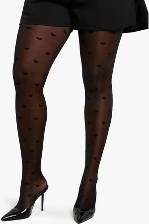Boohoo Grande Taille,Collant À Motif Cœur