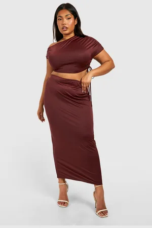 Boohoo Grande Taille,Jupe Mi