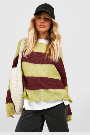 Boohoo Pull Doux À Rayures