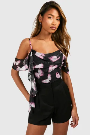 Boohoo Caraco Fleuri À Volants
