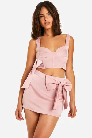 Boohoo Corset À Détail Nœud