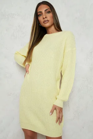 Boohoo Robe Pull À Col Ras,Du