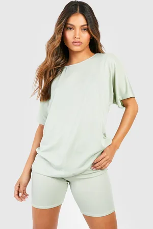 Boohoo Ensemble Avec T,Shirt Oversize Et Short Cycliste