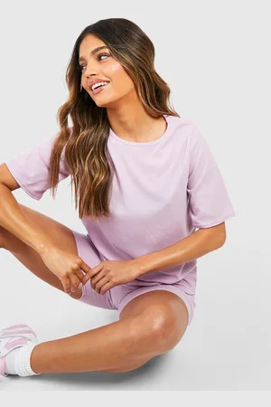Boohoo Ensemble Avec T,Shirt Oversize Et Short Cycliste
