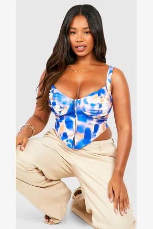 Boohoo Grande Taille,Corset À Agrafes