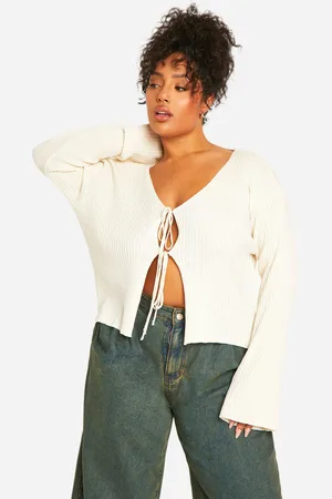 Boohoo Grande Taille,Pull Oversize À Attaches