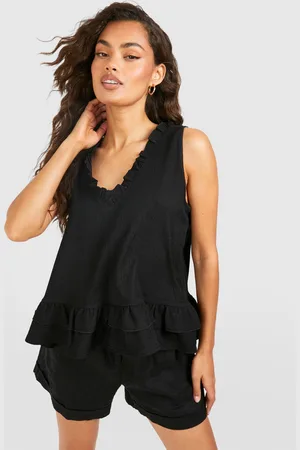 Boohoo Caraco Texturé Froncé