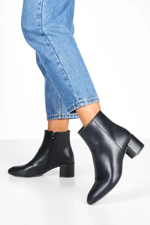 Boohoo Bottines Basiques À Talon Carré