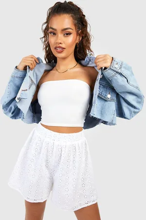 Boohoo Short En Broderie Anglaise