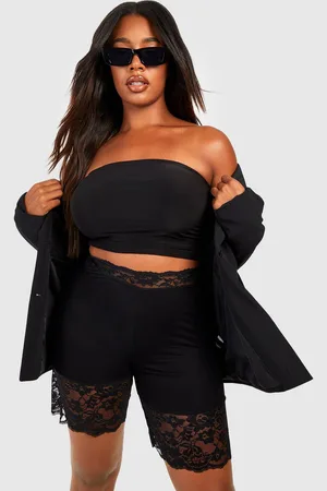 Boohoo Grande Taille,Short Cycliste En Dentelle