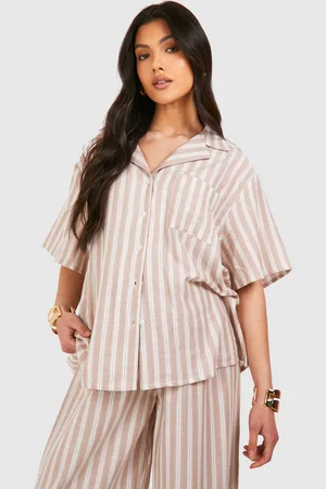 Boohoo Maternité,Chemise De Grossesse À Manches Courtes