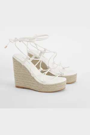 Boohoo Sandales Compensées Spartiates